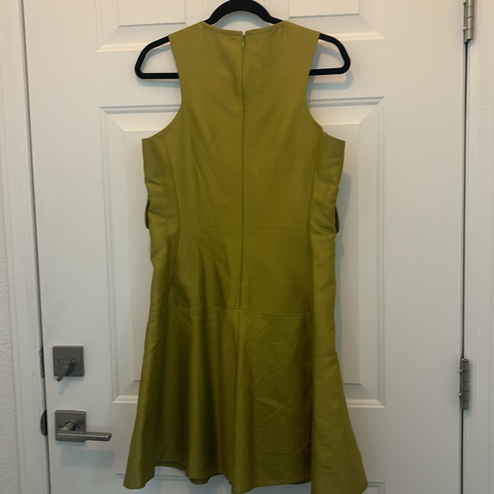 Craven Cotton & Silk stunning green size 40 dress - Picture 5 of 6
